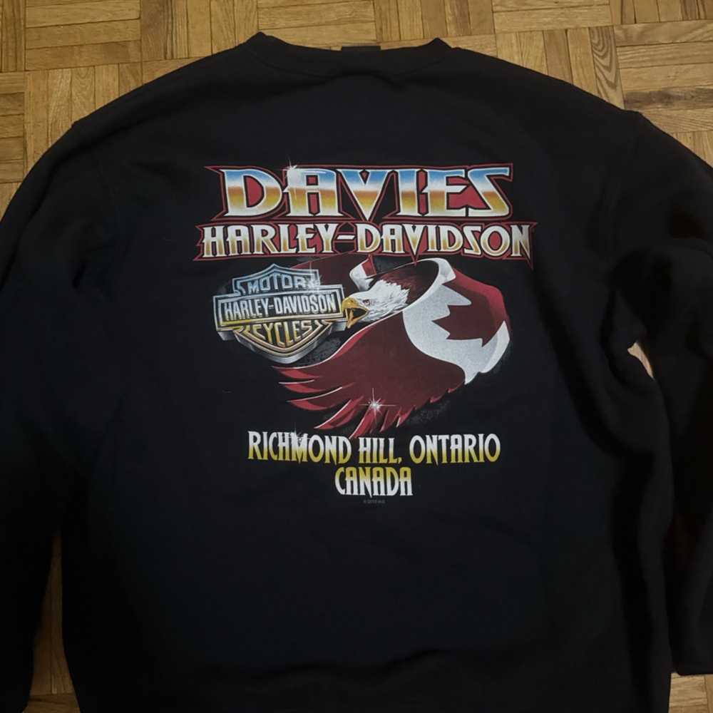Harley-Davidson Black Crewneck Sweater